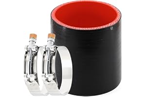 2.75 inch Silicone Hose Coupler 2-3/4 in(70mm) Straight Reinforced High Temp Intake Intercooler Coupler for Turbo/Radiator/Ex