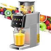 VCK Cold Press Juicer,Cold Press Juicer with 5.12" Wide Feed Chute for Whole Fruits &amp; Vegetables, Slow Masticating Juicer with High Juice Yield, Quiet Motor and Leakproof Design