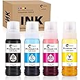 Hiipoo Compatible 522 (Not for Sublimation) High Capacity Refill Ink Bottle Replacement for EcoTank ET-2720 ET-2760 ET-2800 ET-4800 ET-2803 ET-2750 ET-3750 ET-4750 ET-3760 ET-4760 ET-2700 Printer