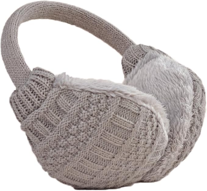 Amazon Panpan Amore ニット カバー取り外し可能耳あて 耳当て 耳カバー イヤーマフ イヤーウォーマー 長さ調節可能 裏起毛 防寒グッズ 寒さ対策 レディース メンズ ふわふわ 自転車 通勤 通学 アウトドア 防寒 カバー洗える グレー 耳カバー イヤーマフ 通販