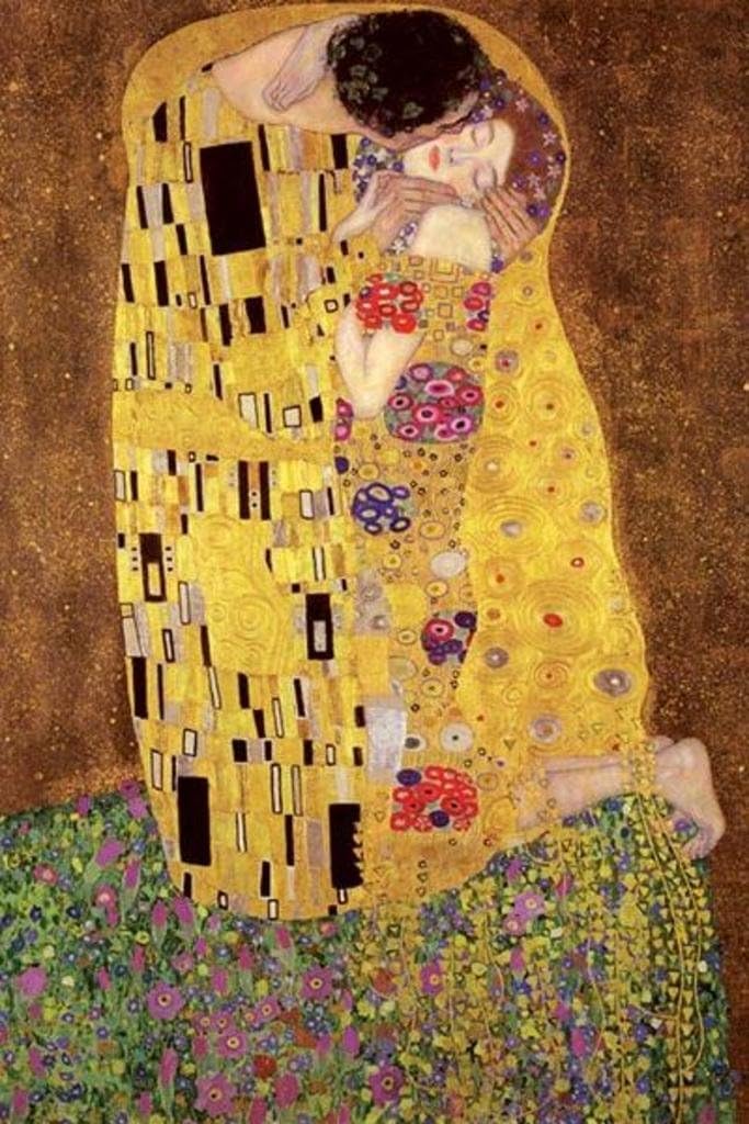 Poster di Gustav Klimt Il bacio 61 cm x 91,5 cm Amazon.it Casa e
