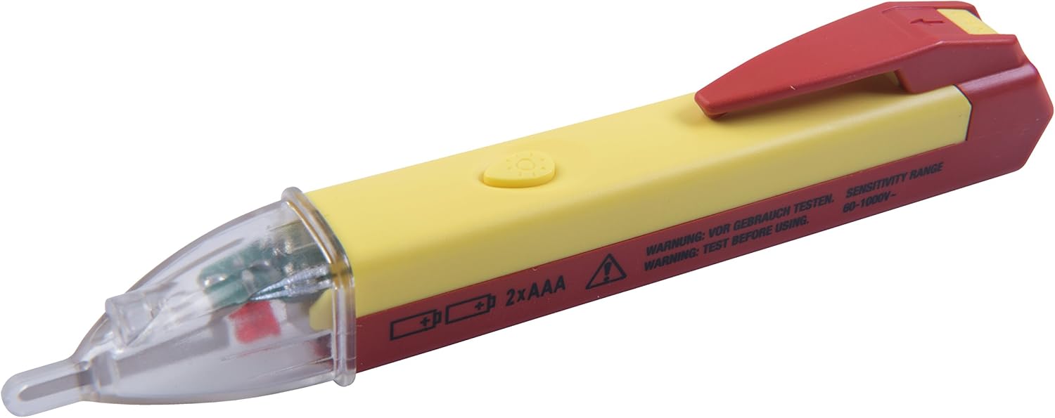 Connex COXB370260 Phasing Tester Contactless, Yellow/Red, One Size