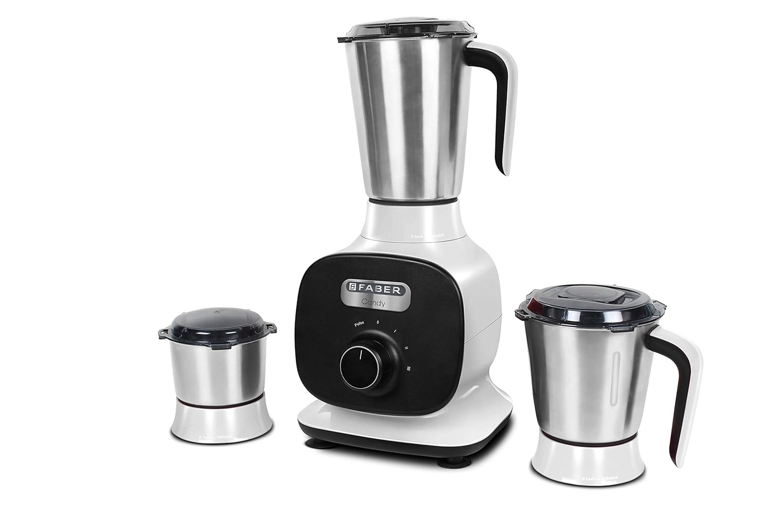 Buy Faber 800W Mixer Grinder with 3 Stainless Steel Jar(FMG Candy 800