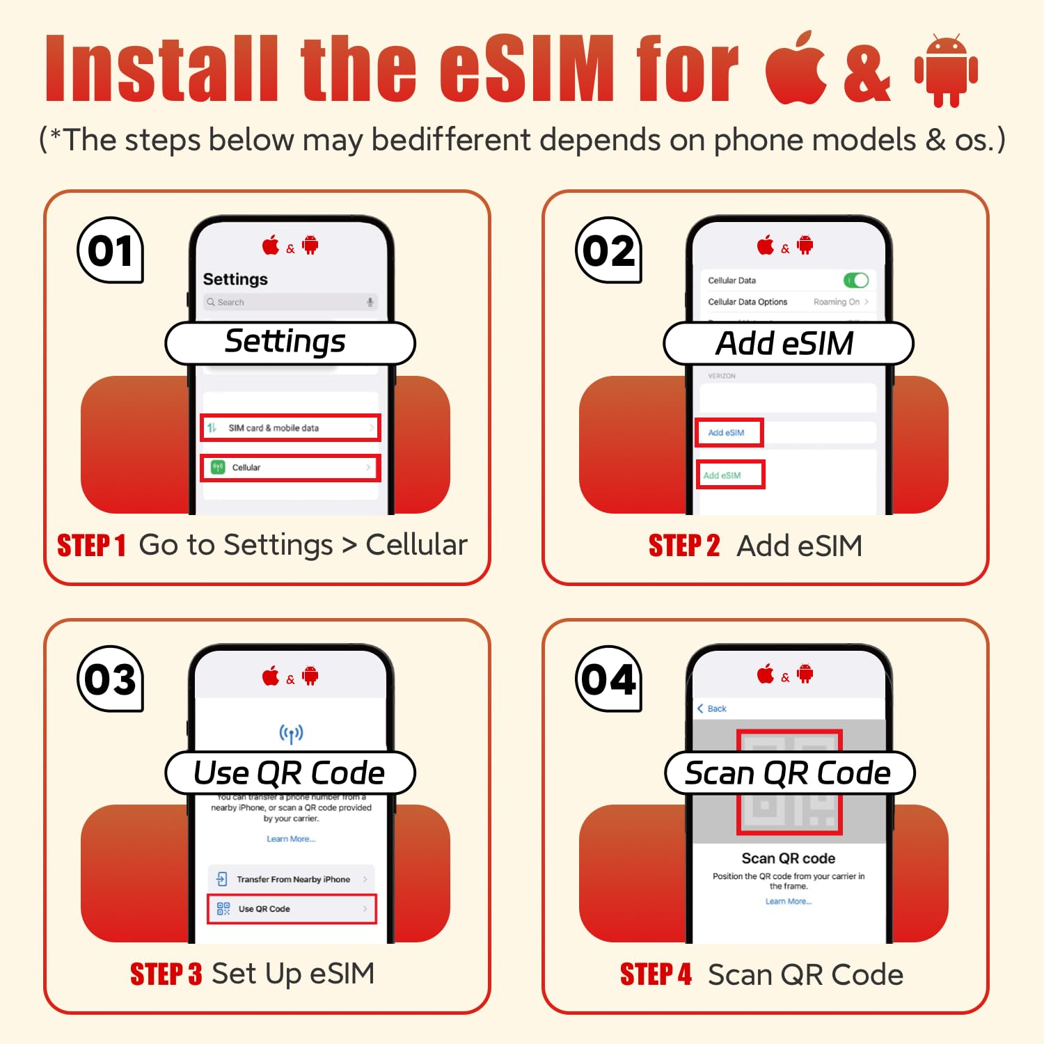 Asia eSIM 12 Days 1GB/Daily High Speed Data with 4G Network, Use in Japan, South Korea, Total 10 Asia Countries, Unlimited Over 1GB per Day with Low Speed, Hotspot Supported, Quick Activation