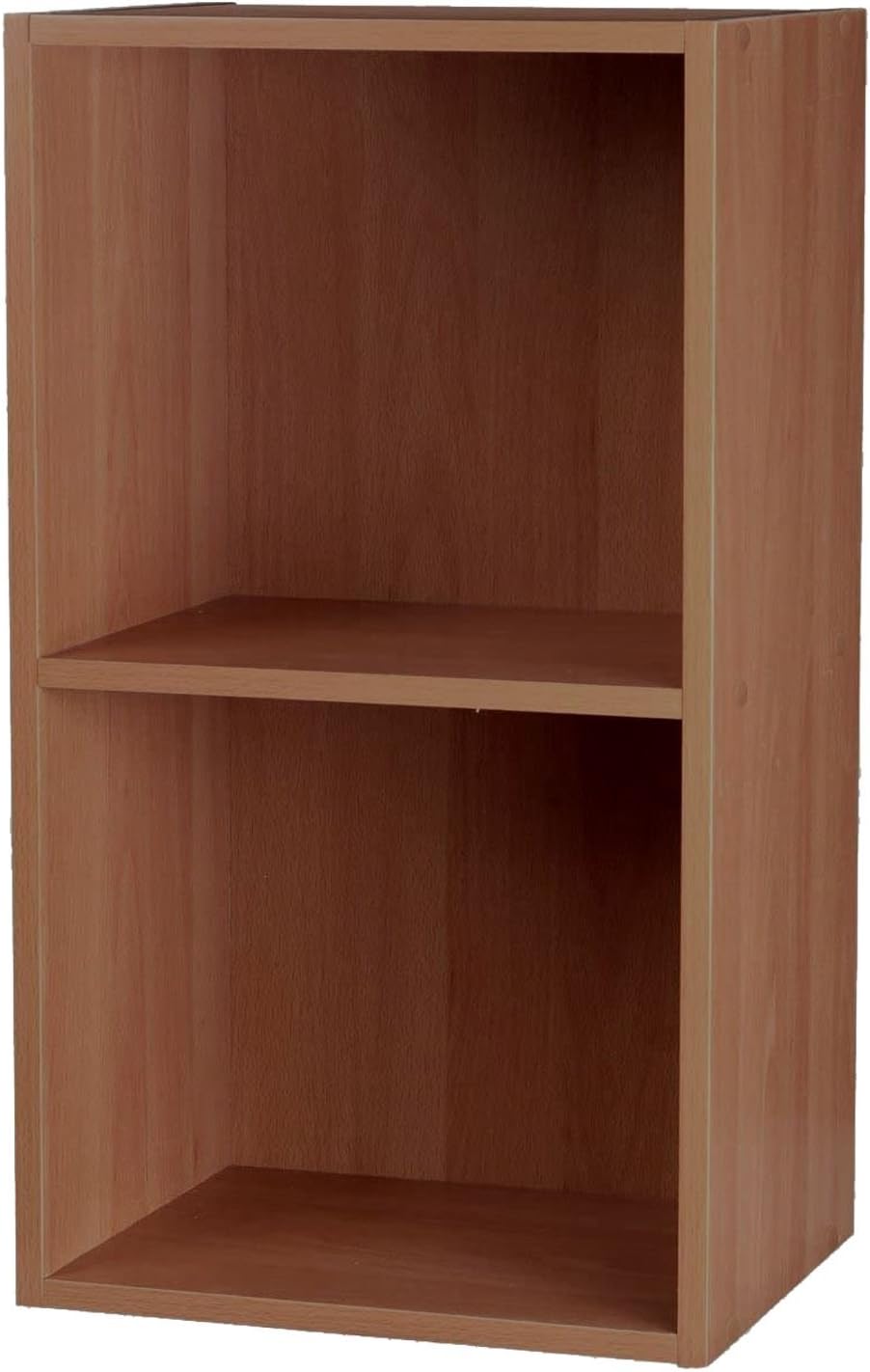 Wood Bookcase - 2 Tier Shelving Unit (or 3 or 4) - Wooden Bookshelves - Stackable - Freestanding - Teak