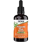NOW Foods Supplements, Propolis Plus Extract Liquid with Dropper, Herbal Supplement, 2-Ounce