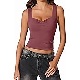 Avidlove Tank Top for Women Going Out Square Neck Double Lined Y2K Cami Summer Trendy Crop Cute Camisole Tops