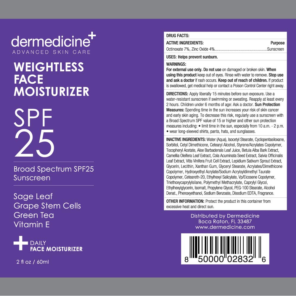 dermedicine moisturizer spf