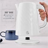 Swan Windsor Rapid Boil Kettle 1.7L 3KW with Removable Filter White view 6
