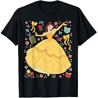 belle dress shirt Amazon.com: Disney Beauty and Beast Belle Halloween Dress Costume T-Shirt :  Clothing, Shoes & Jewelry