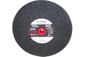 United Abrasives- SAIT VW 8 X 1 X 1 A36X Bench Grinding Wheel (QTY: 1), Multi, 28023