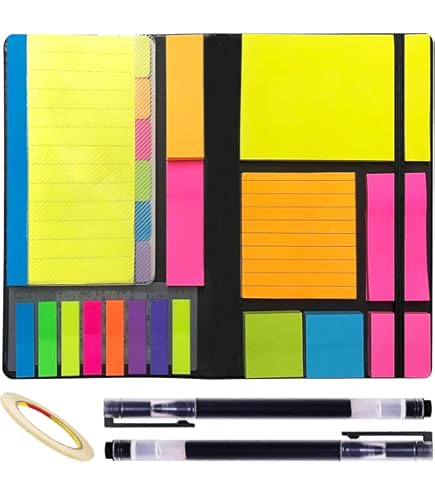 Amazon.com : Sticky Notes Set, Post Self-Stick Notes Pads for 