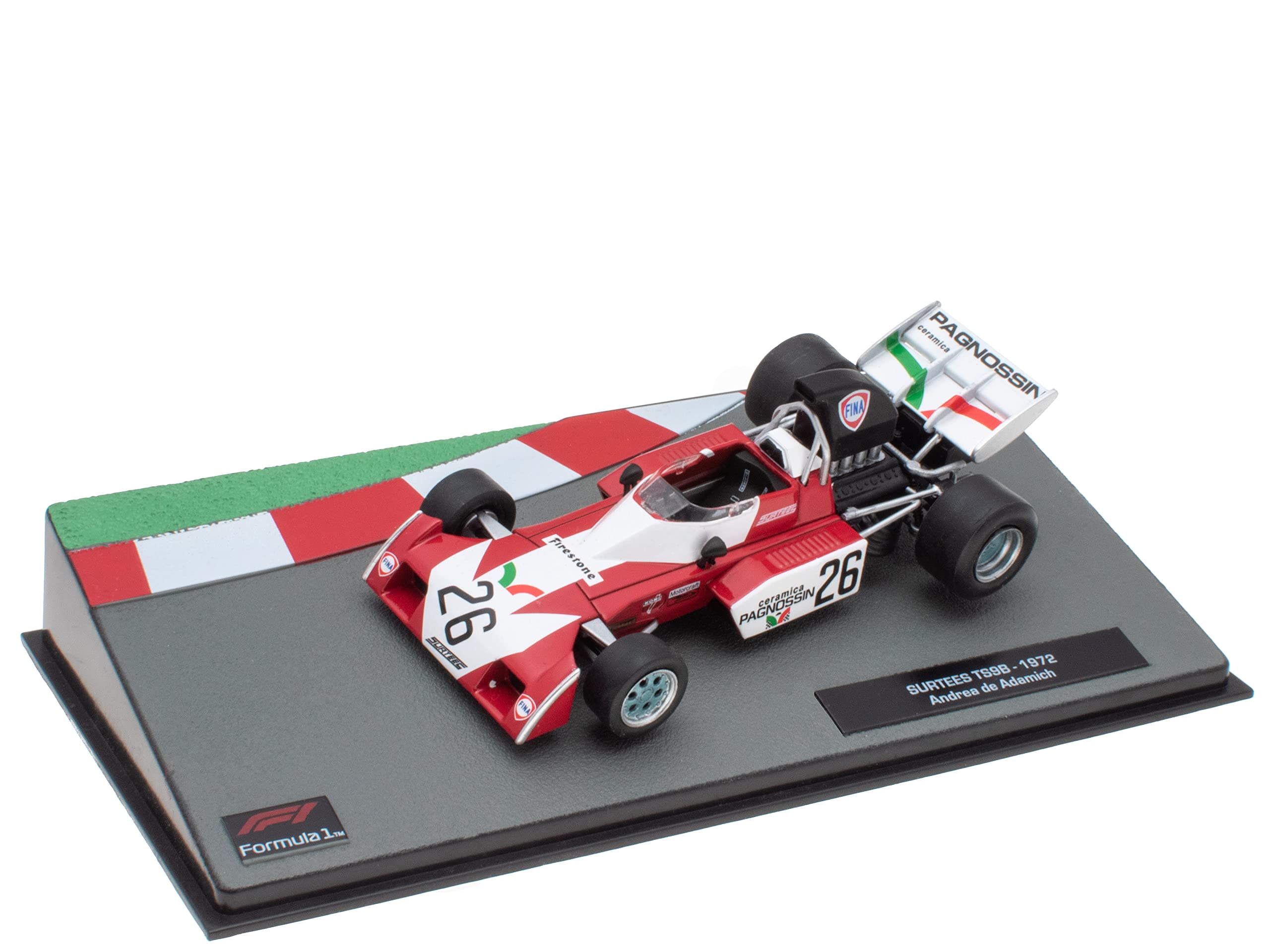 OPO 10 - Miniature car Formula 1 1/43 compatible with SURTEES TS9B - Andrea de Adamich - 1972 - FD138