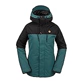 Volcom Women's Bolt Insulated Snowboard Ski Winter Hooded Jacket