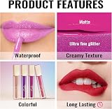 Oulac Matte Liquid Pink Lipstick Vegan Rose Oil Vitamin E M09 view 6