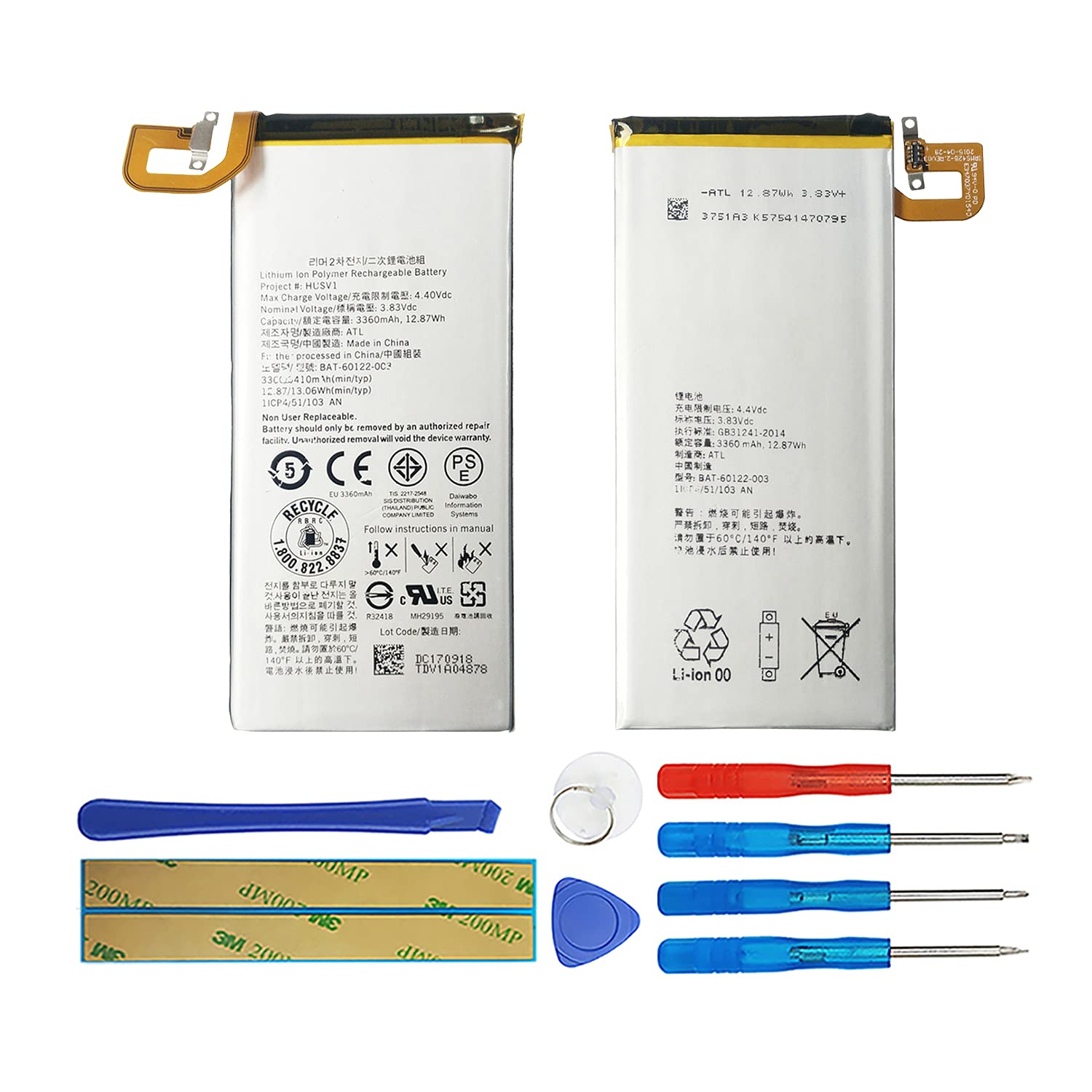 Duotipa 60122-003 Battery Compatible with