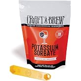 Craft A Brew - Potassium Sorbate - 2oz - Food Grade Stabilizer for Wine, Cider, Mead - Backsweetening - Ingredients for Home Brewing - Mead &amp; Wine Making Supplies - Yields 20+ Gallons