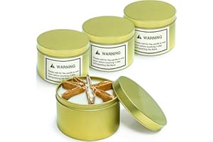 CIAMORE 4 Pack Emergency Candles, Portable Campfire, Can Boil Water, Strong Flame and Long-Lasting Survival Candle for Outdoor Camping, Home Gatherings