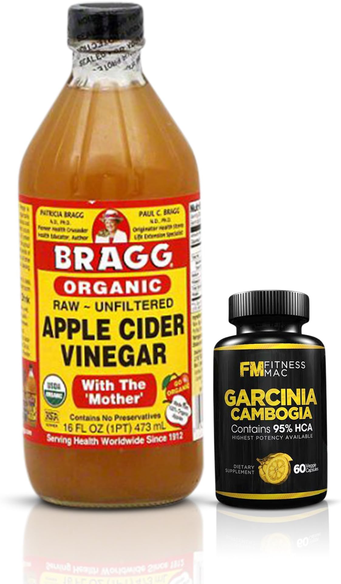 Bragg's Organic Apple Cider Vinegar w/Garcinia Cambogia Weight Loss Kit