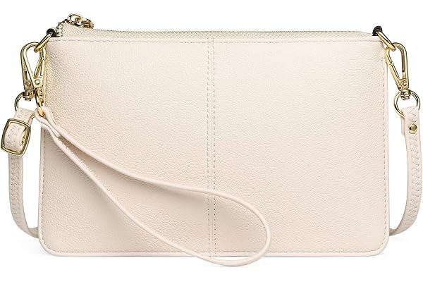SENDEFN Leather Wristlet Clutch Small Women Crossbody Shoulder Bag Wallet Purses RIFD Card Slots