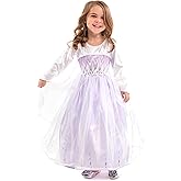 Little Adventures Deluxe Ice Queen Coronation Dress up Costume - Machine Washable Child Pretend Play and Party Dress