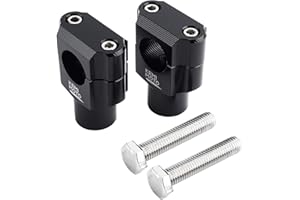 KEMIMOTO 1 Inch Motorcycle Handlebar Risers, Aluminum Alloy Motorcycle Risers, Compatible with Sportster Softail Dyna V-star 