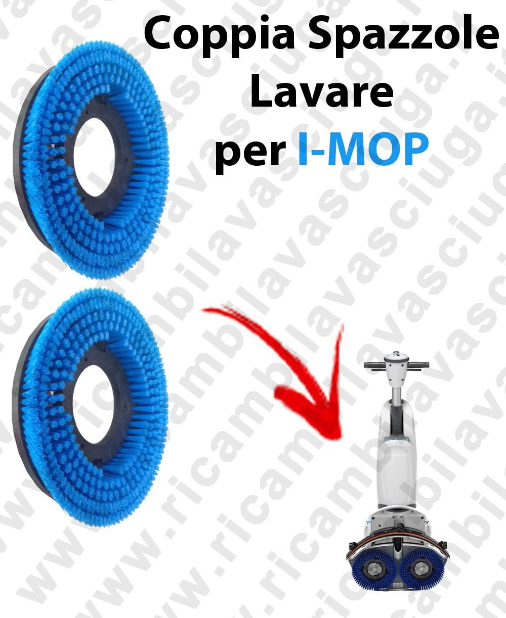 Pair Wash Brushes for Floor Mop i-mop