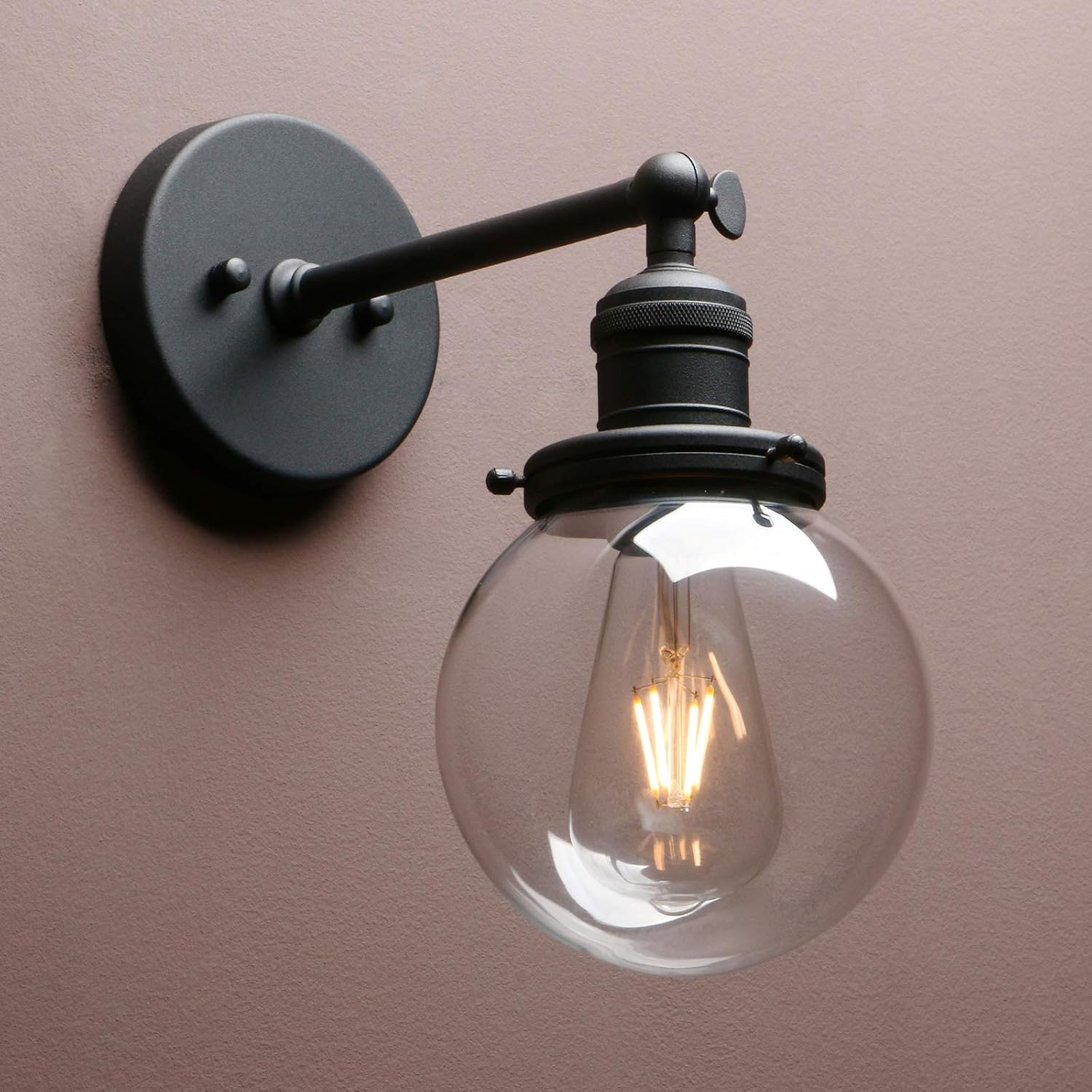 Yosoan Lighting Industrial Vintage Loft Bar Sconce Wall Lights Fittings