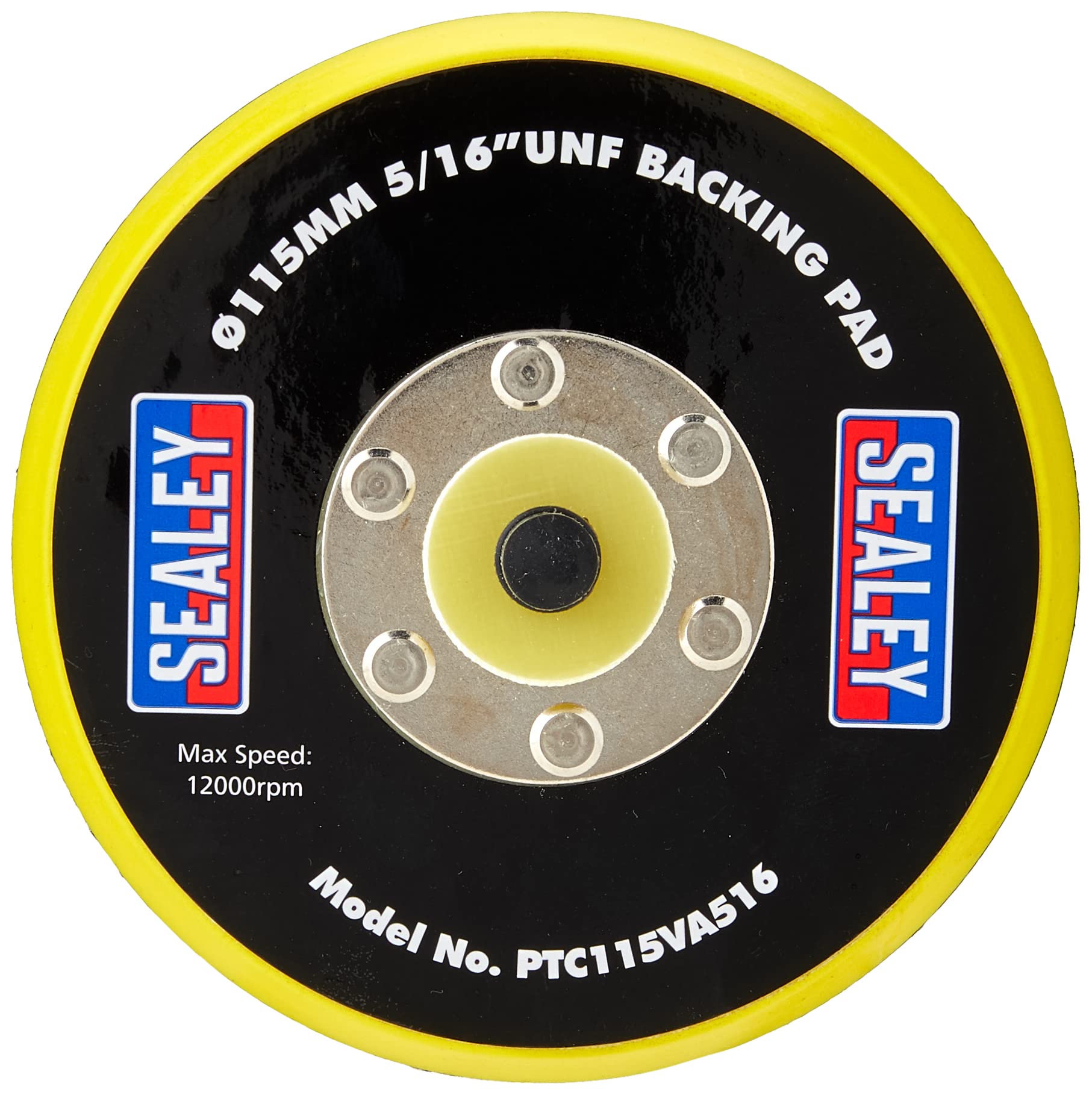 Sealey PTC115VA516 Hook & Loop Backing Pad Ø115mm 5/16"UNF