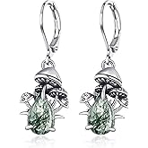 TALYKONG Sea Turtle/Orca/Mushroom/Shell/Shark Earrings for Women Dangle Leverback Earrings Ocean Jewelry Gifts for Women