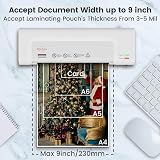 VidaTeco A4 Laminator 4 in 1 30 Pouches Trimmer Corner Rounder 0.6mm view 6