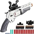 DaoDaoZhu Toy Revolver Gun with Dart Bullet Holder and Scope, Soft Bullet Toy Gun Shotgun, Realistic Toy Guns for Boys Sniper Rifle, Halloween Christmas Birthday Gifts for Boys Kids Adults Age 8+