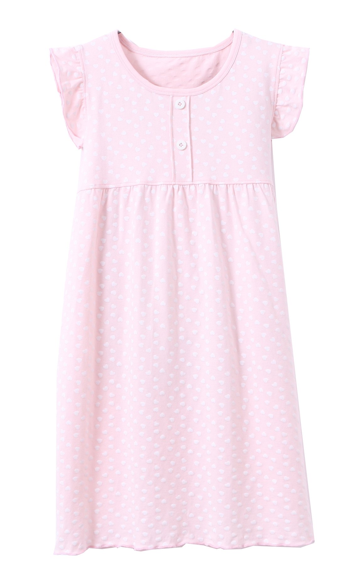 Girls' Nighties & Nightgowns Cotton Sleepwear for Toddler 2T 3T Pink