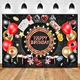 Casino Birthday Backdrop Vegas Casino Night Poker Gambling Party Decor Adults Portrait Customized Photography Background