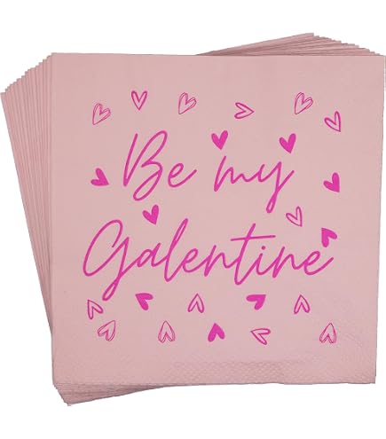 Striscione Glitterato Rosso Happy Galentine's Day Con Ghirlanda Di Cuori, 3,3 M, Per Decorazioni Festa Tra Amiche E San Valentino