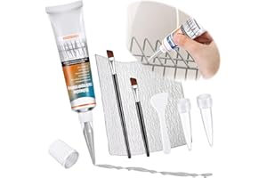 GENERIC 1.7oz Grey Dishwasher Rack Repair Paint, Food-Safe Rust Touch Up Coating Kit, Waterproof & High/Low Temperature Resistant, Durable Vinyl Rack Rust Fix for Dishwashers