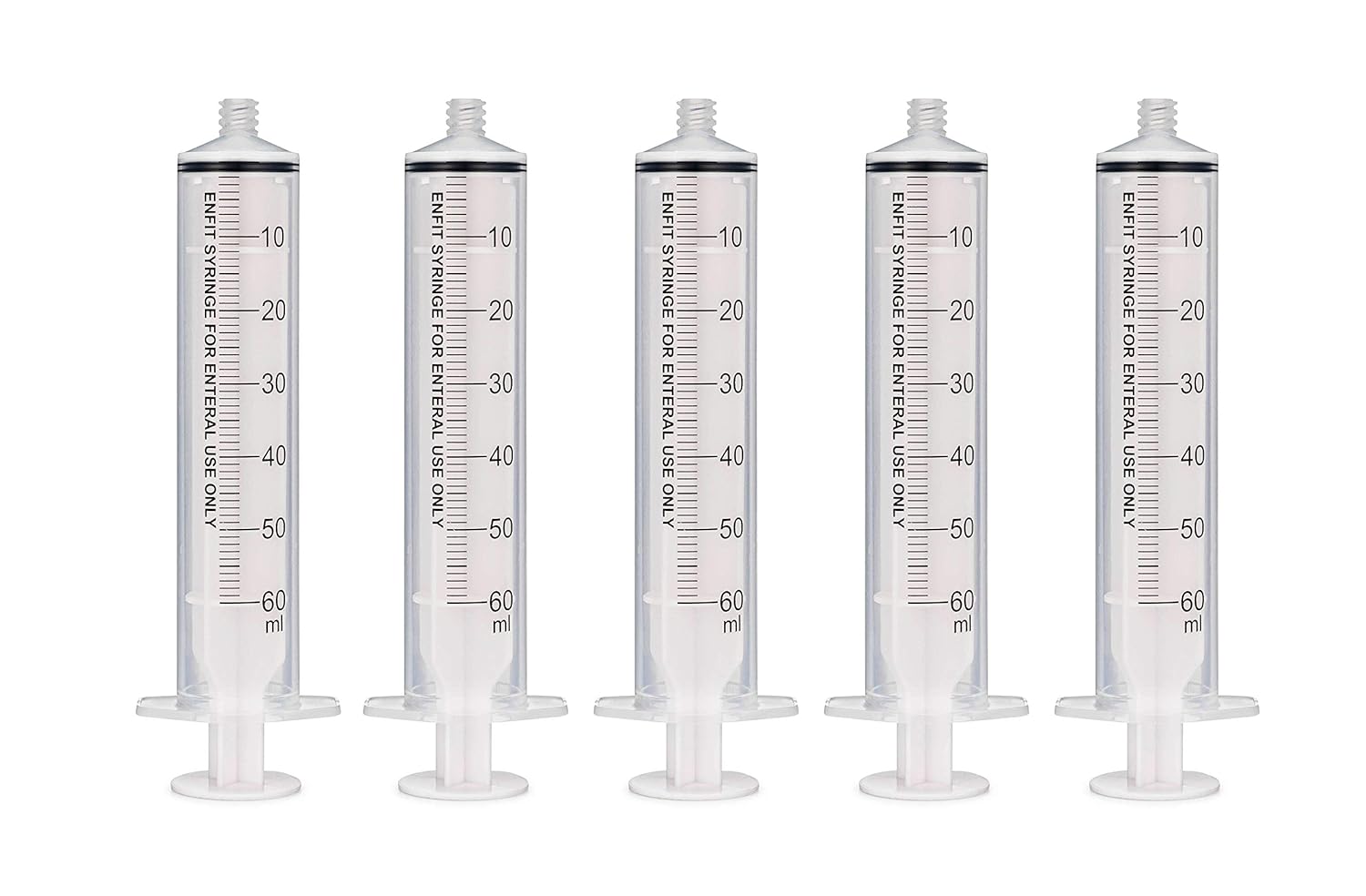 Buy UrnConcern 60ml Enteral Feeding Syringe ENFIT with Caps 60cc