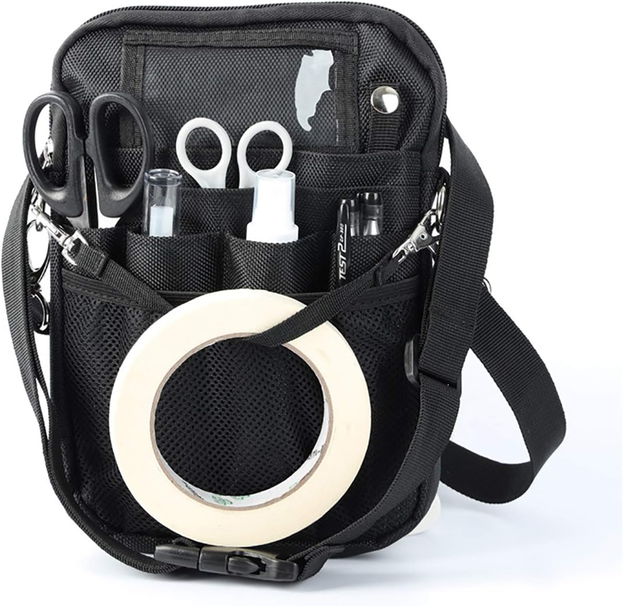GuangTouL Nurse Fanny Pack with Tape Holder,Multifunctional Nurse Storage Bag