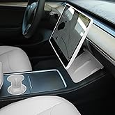 TOPABYTE 3PCS Center Console Accessories for Tesla Model Y 2021-2024 and Model 3 2021-2023 Cup Holder Insert, Screen Edge Pro