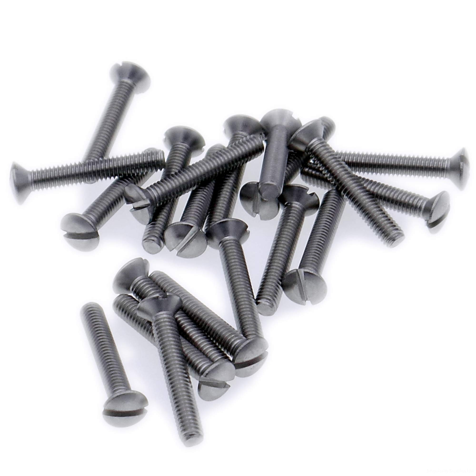 M2 (2mm x 5mm) Slot Raised Countersunk Machine Screw (Bolt) - Stainless Steel (A2) (Pack of 20) — image 1