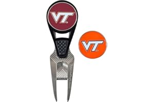 Team Effort Collegiate CVX Ball Mark Repair Tool & 2 Ball Markers