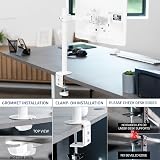 VIVO STAND-V001W Single Monitor Arm 32 inch 38 inch Ultrawide White view 5