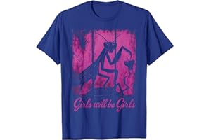 Girl Will Be Girls Praying Mantis Tee, T-Shirt