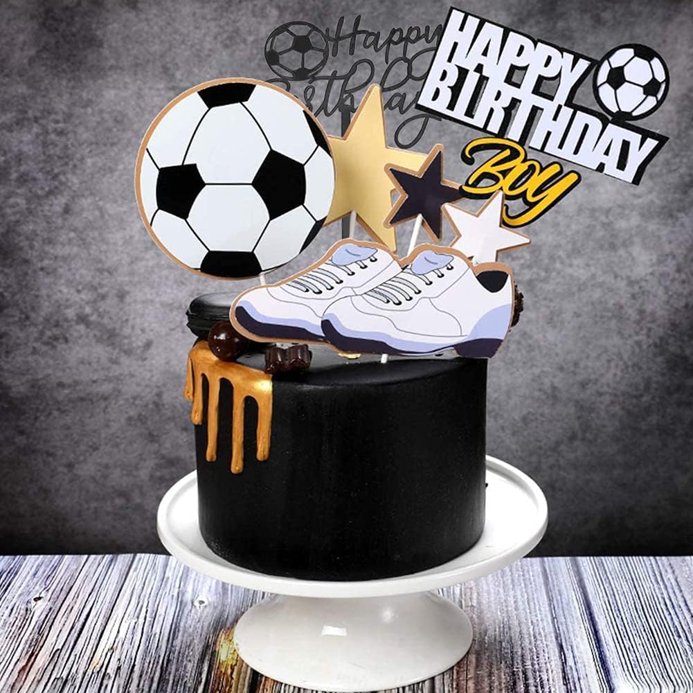 Loisirs Creatifs 14 Pcs Football Cake Topper Decoration Joyeux Anniversaire De Gateau Decoration De Fete Sport Decoration Gateau Foot Decoration De Gateau Danniversaire De Football Decorations Et Accessoires De Fetes Figurines Pour