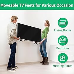 Rimous TV Stand Legs for TCL Roku TV Legs