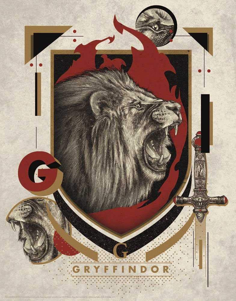 Harry Potter Limited Edition Gryffindor Art Print
