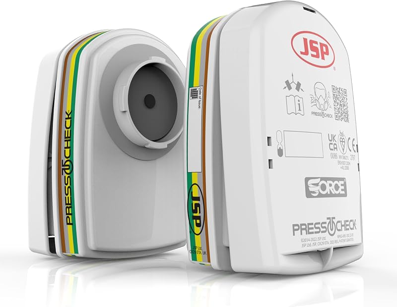 JSP PressToCheck ABEK1 P3 Combination Filters Pair Force 8 Half/Full Mask Dust