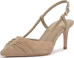 Vince Camuto Women's Kelten Pump, Tortilla Suede, 7