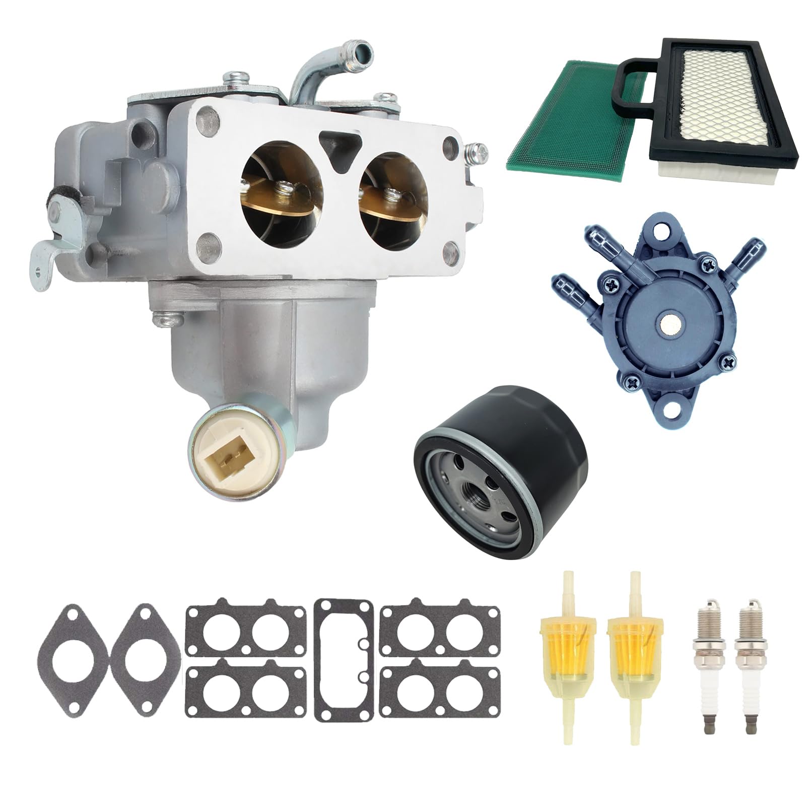 Photo 1 of RYTIME 791230 Carburetor Rebuild Kit Compatible for Briggs and Stratton 20 21 23 24 25HP V-Twin Engines,Fit for John Deere L118 L120 LA130 LA135 LA140 LA145 LA150 Z425 Replace 799230 405777