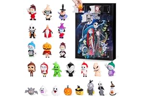 SLIRYCNIE Nightmare Christmas Advent Calendar,Advent Calendar 2025,with 24 Collectible for Kids Adult Boys Girls,Christmas Ornament Countdown Calendar Xmas Gifts Stocking Stuffers